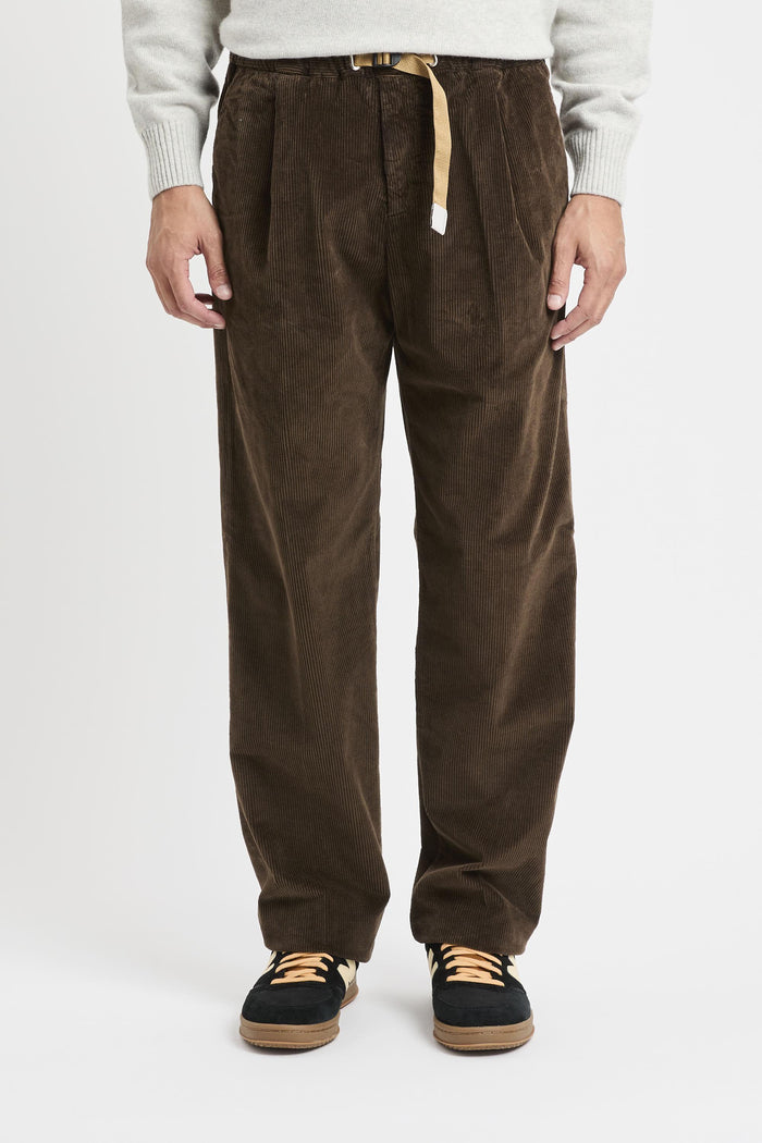 Pantalone marrone uomo su6718181 - 4