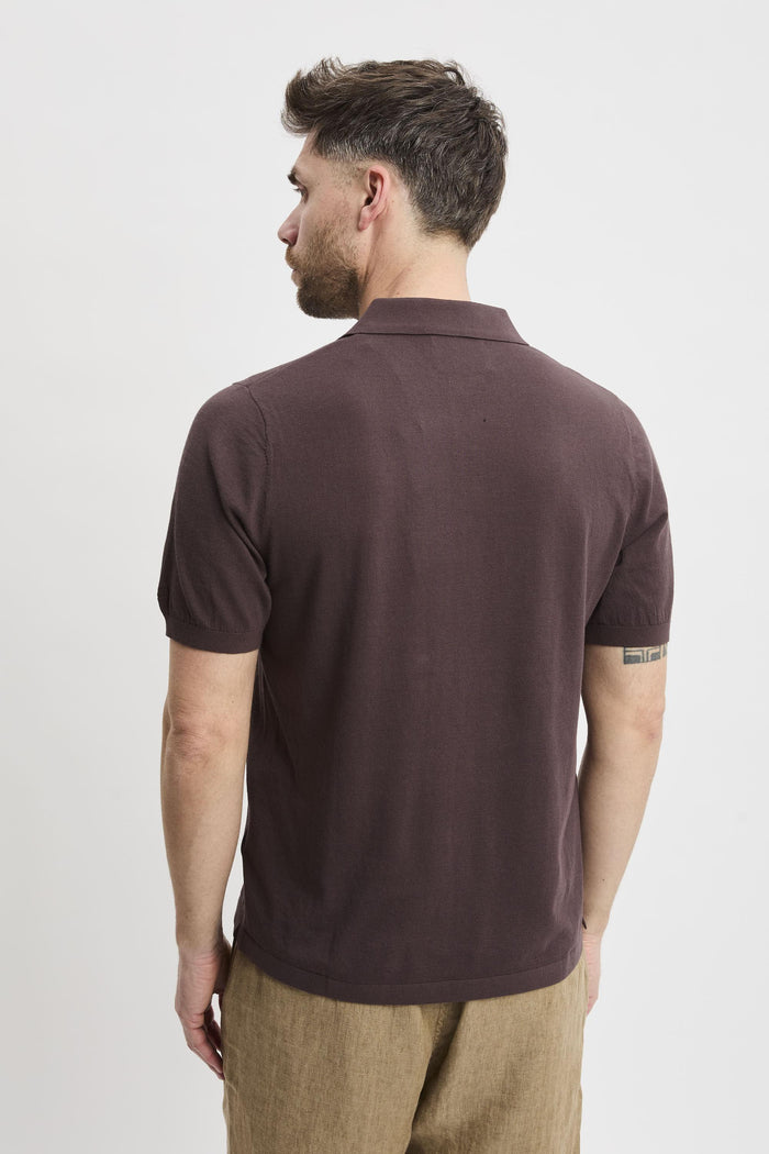 Polo brown uomo slo000118 - 5