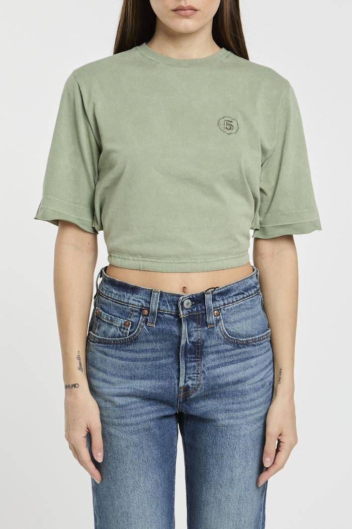 T-shirt Lax crop