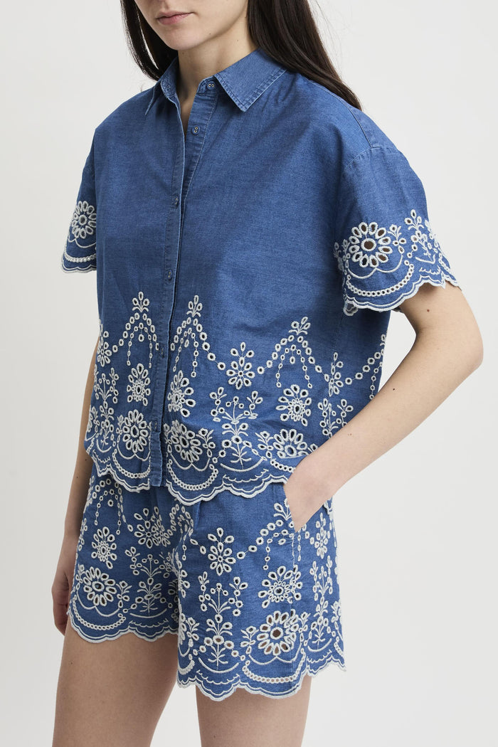 Camicia denim donna cem000100473l10 - 3