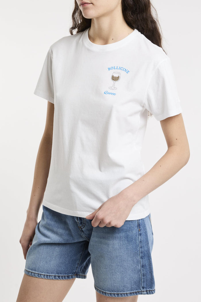 T-shirt bianca donna 03390h01n - 3