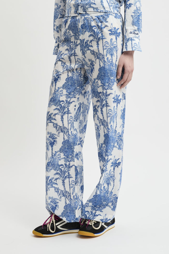 Pantalone blu donna ien000201288l01 - 2