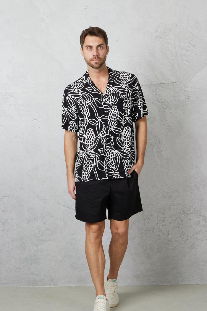 Camicia nero uomo b6e0042ef - 10