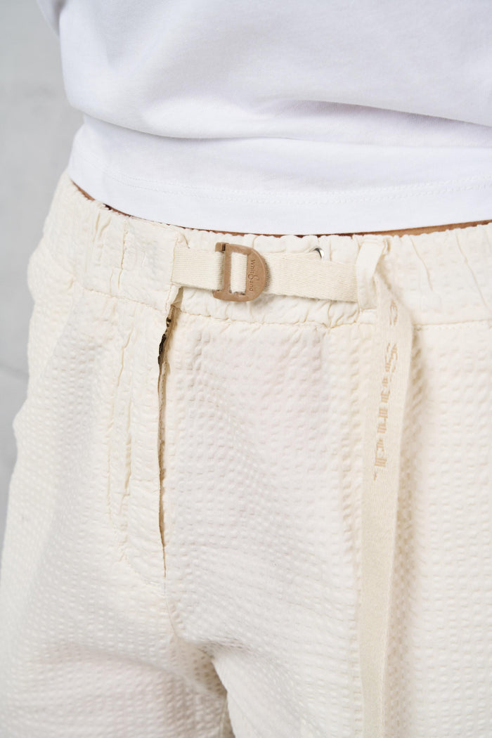 Pantalone beige/bianco donna 23sd6127004 - 4