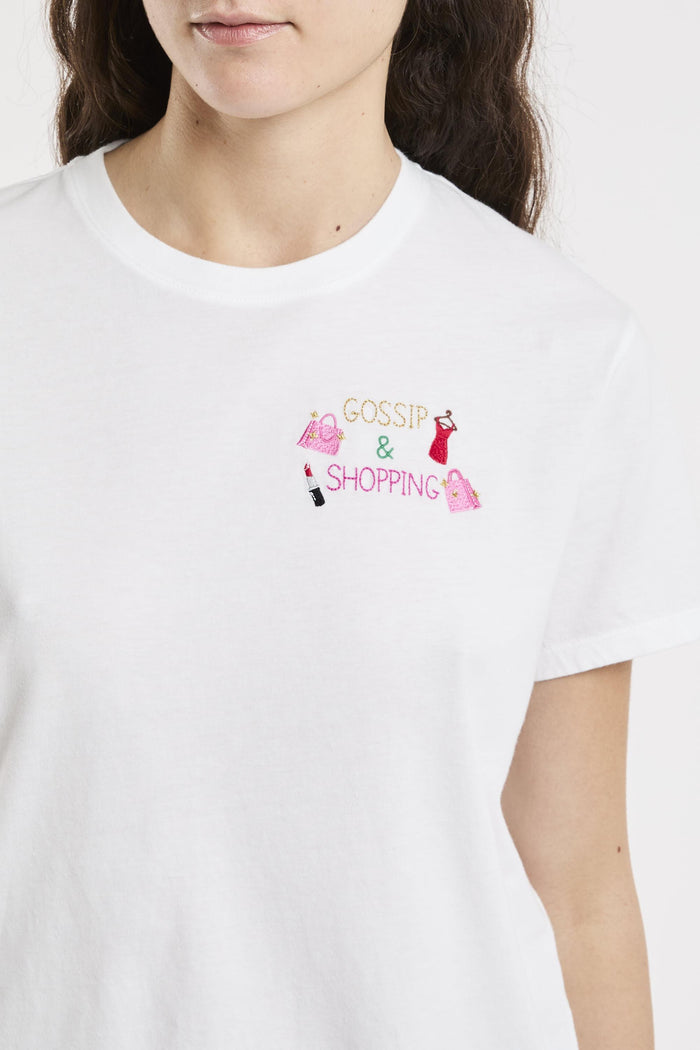 T-shirt bianca donna 06016h01n - 4