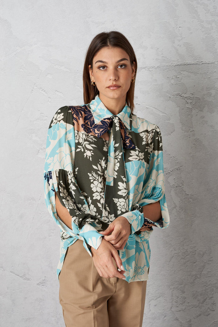 Camicia flower mix donna s50flw19 - 5