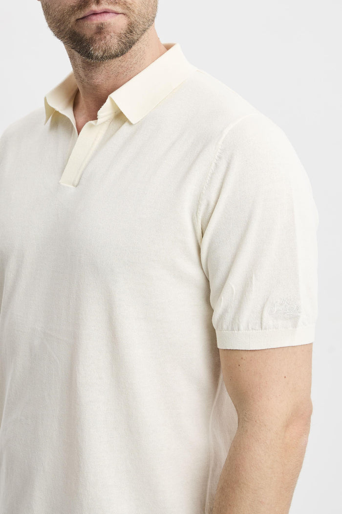 Polo cream uomo slo000110l - 4