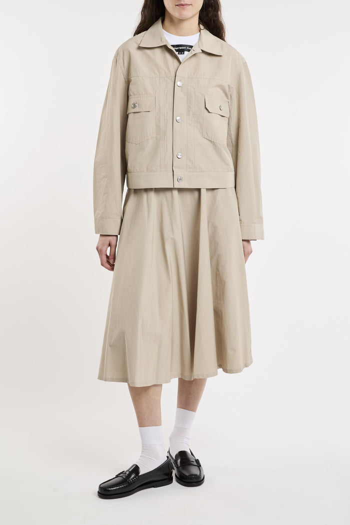 Giacchetto beige donna dc5252tf0003052 - 7