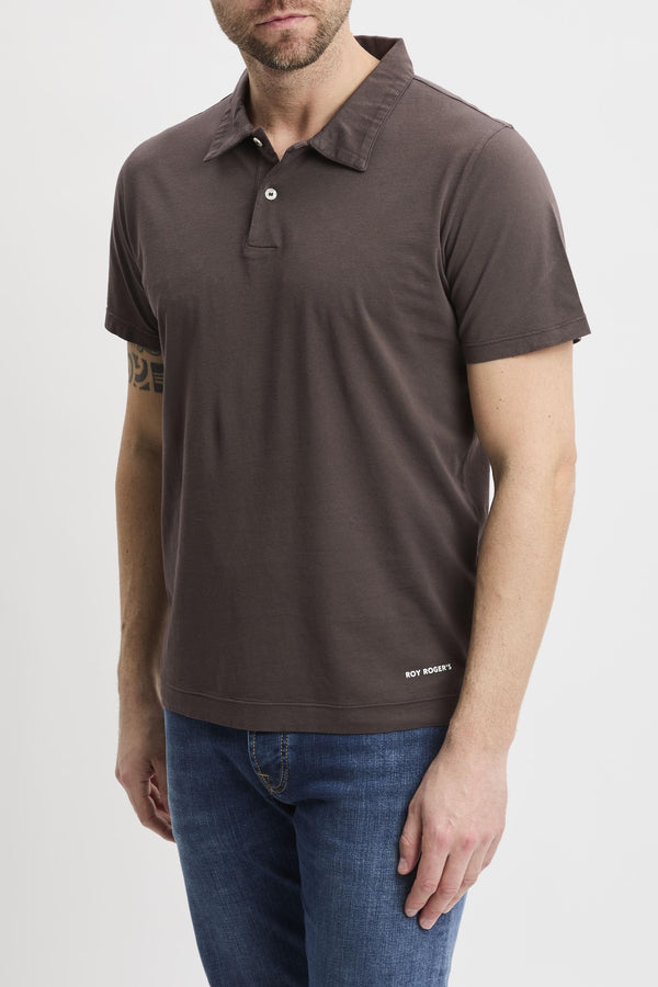 Polo dark brown uomo rru500cg060569c0107