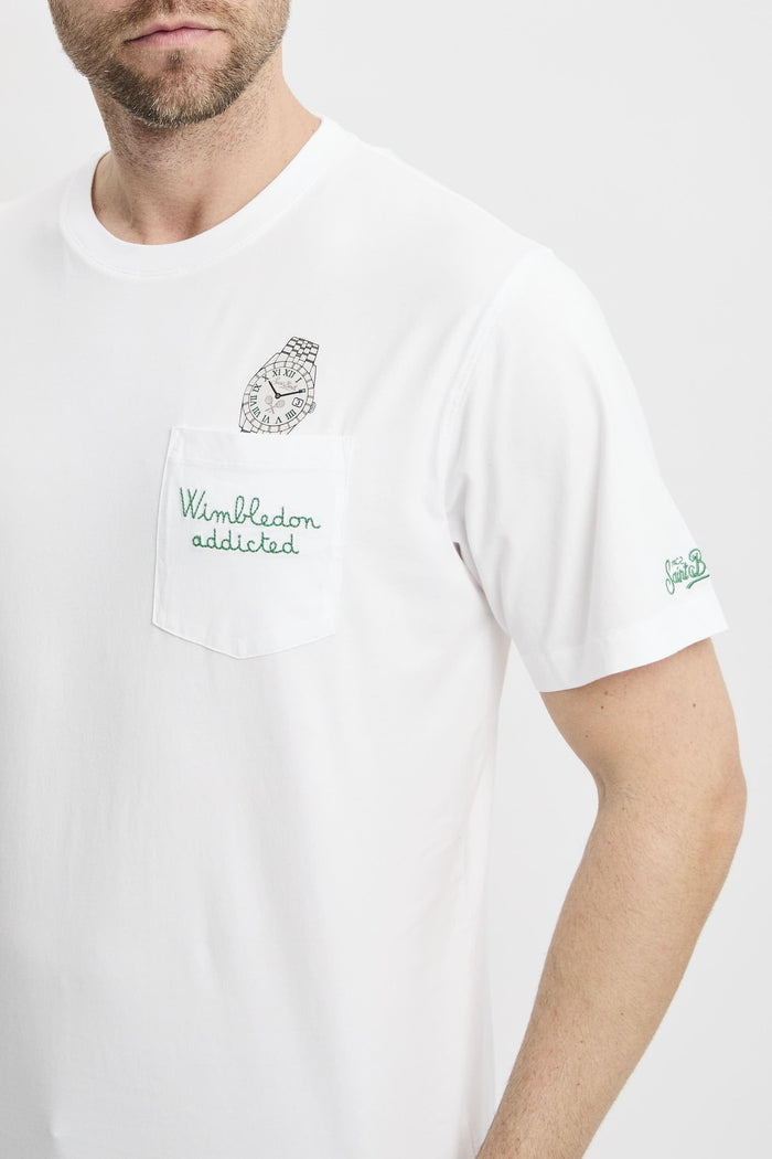 T-shirt white uomo aus000104353l01n - 4