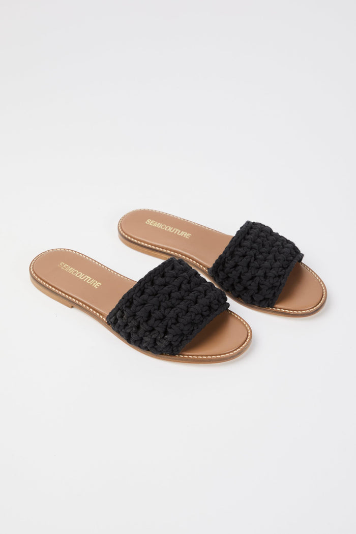 Sandalo nero donna z02y69-0 - 3