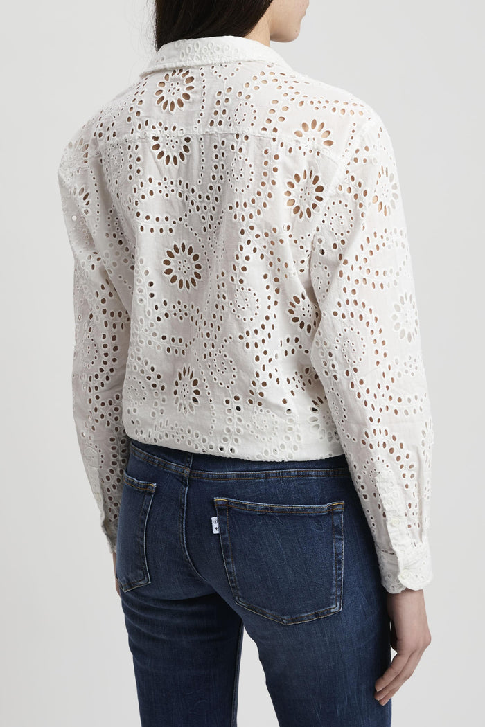 Camicia bianca donna mdh00101444l01 - 5