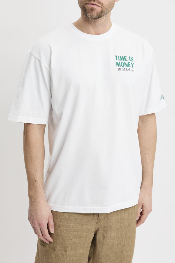 T-shirt bianca uomo dlr000101605l01n