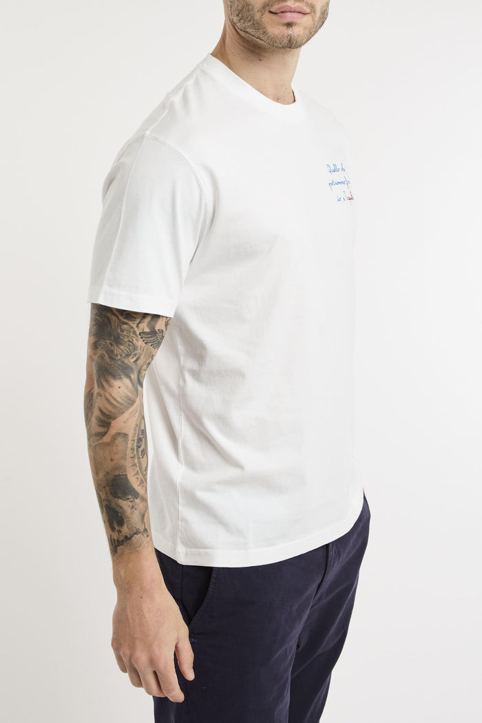 T-shirt bianca uomo 01164h01n - 5