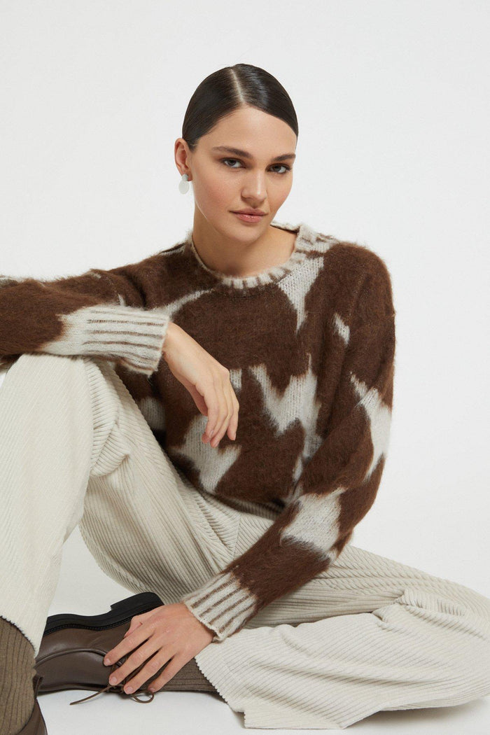 Maglione in misto lana