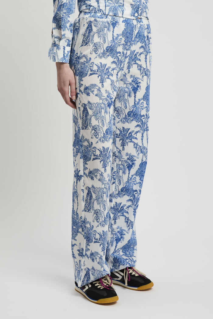 Pantalone blu donna ien000201288l01 - 3