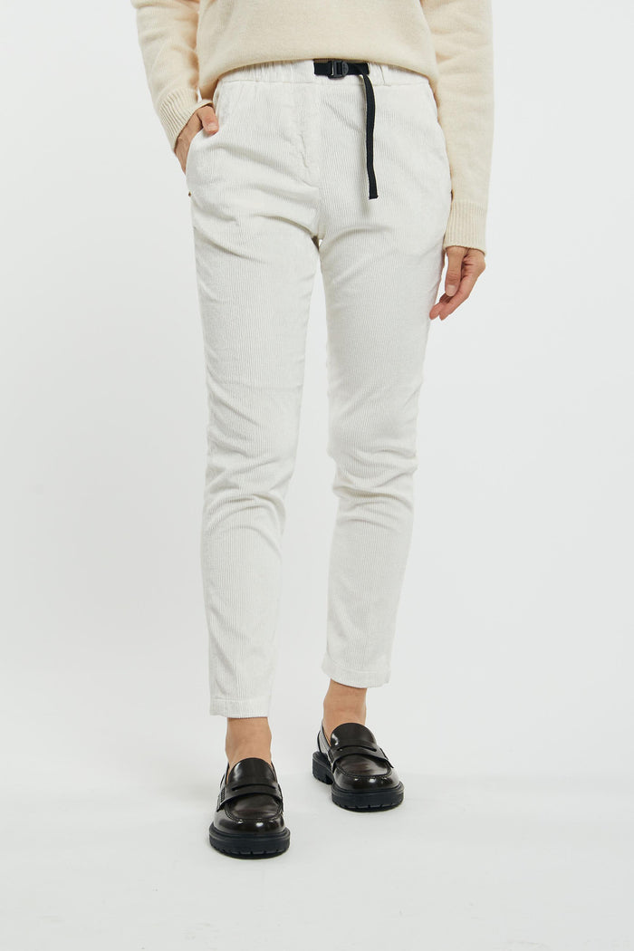 Pantalone jogger in velluto