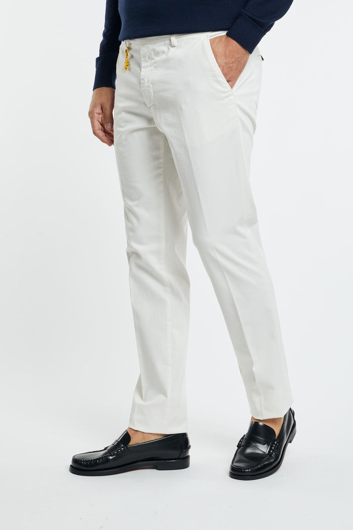 Pantalone bianco uomo p1418t23386503 - 3