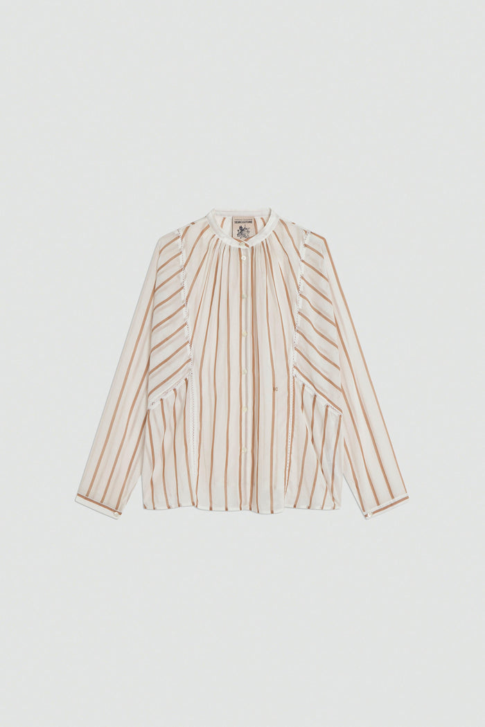 Camicia bianco/juta donna sk60rg105 - 4