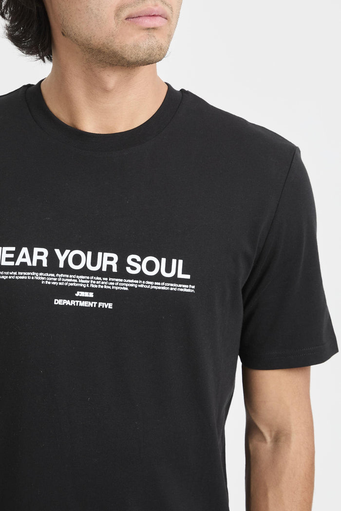 T-shirt nero uomo ut5102jf0034999 - 4
