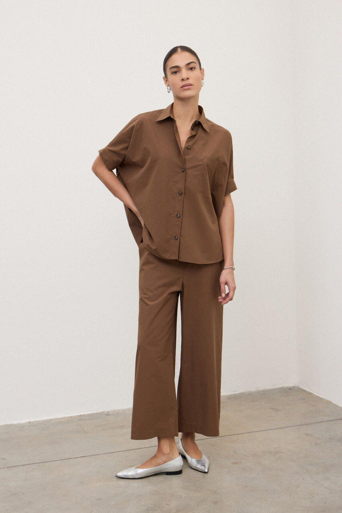 Camicia  donna dc5233cioccolata - 4
