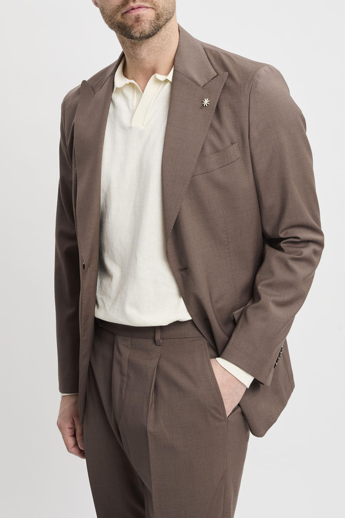 Abito marrone uomo a374826000029 - 3