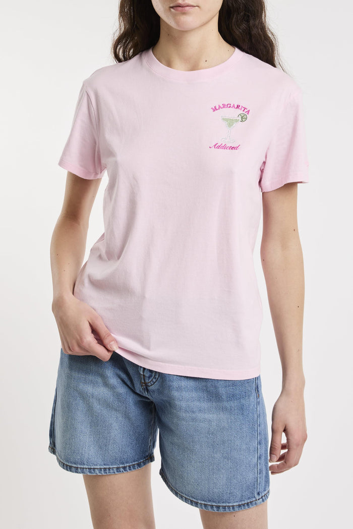T-shirt rosa donna 05937h20 - 2