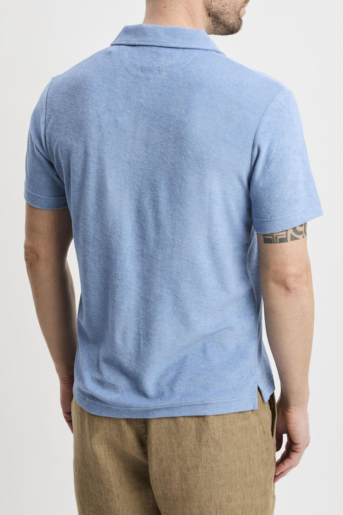 Polo dusty blue uomo jer000133 - 6