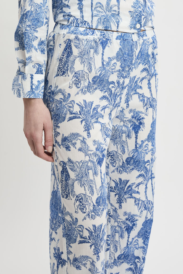 Pantalone blu donna ien000201288l01 - 4