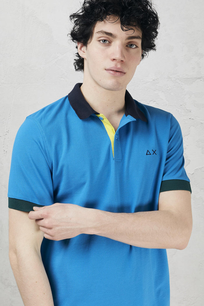 Polo turchese uomo a3311413 - 4