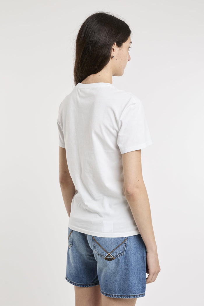 T-shirt bianca donna 06016h01n - 5