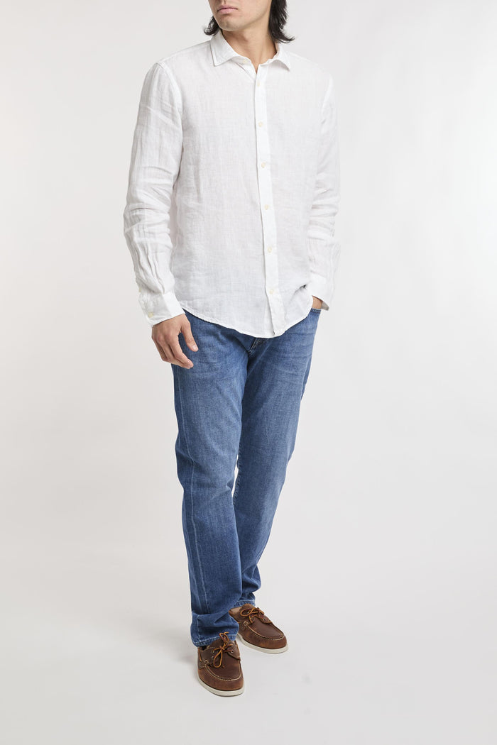 Camicia optic white uomo rru431p4220569c0014 - 7