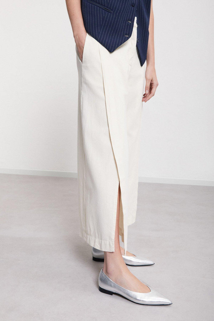 Pantalone  donna dp9824latte - 4