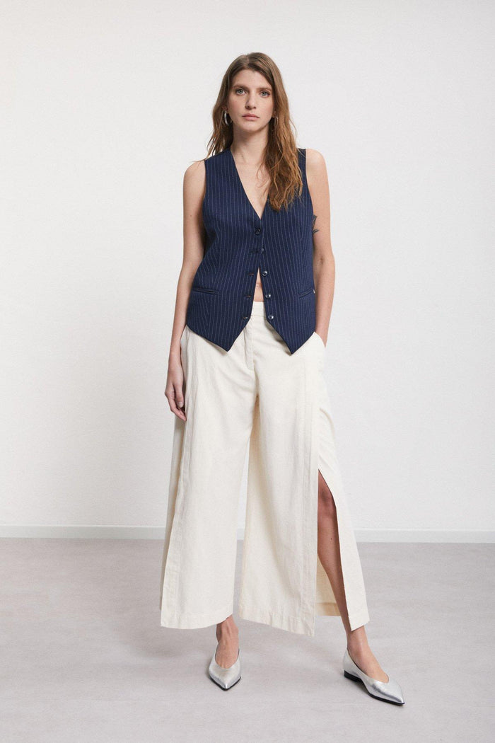 Pantalone culotte in cotone-2