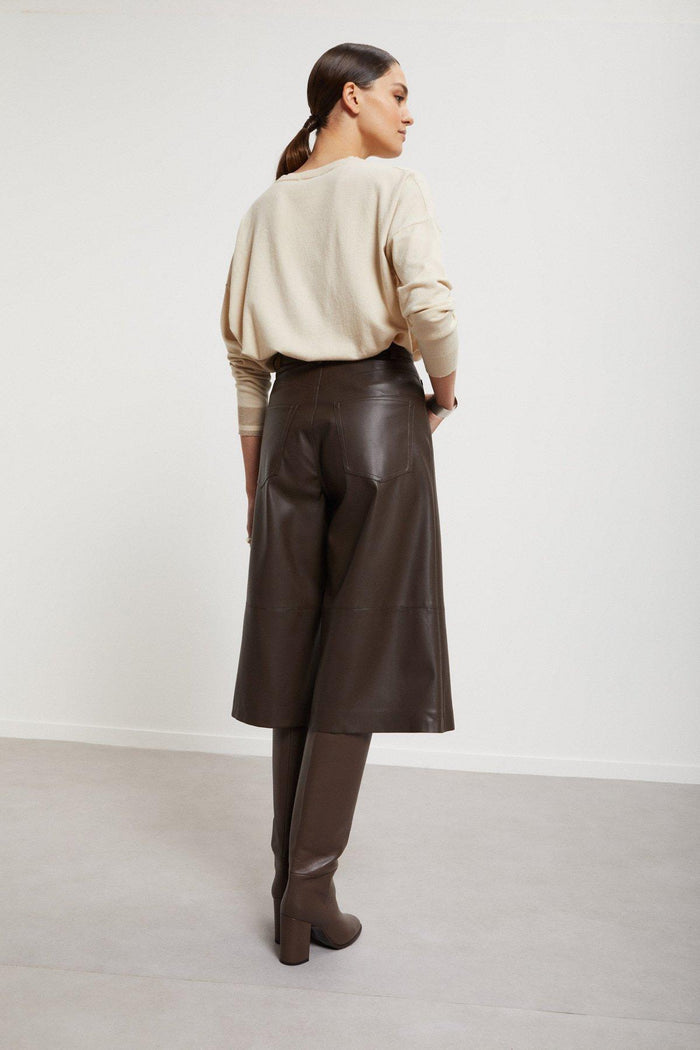 Pantalone  donna dp9857brown - 4