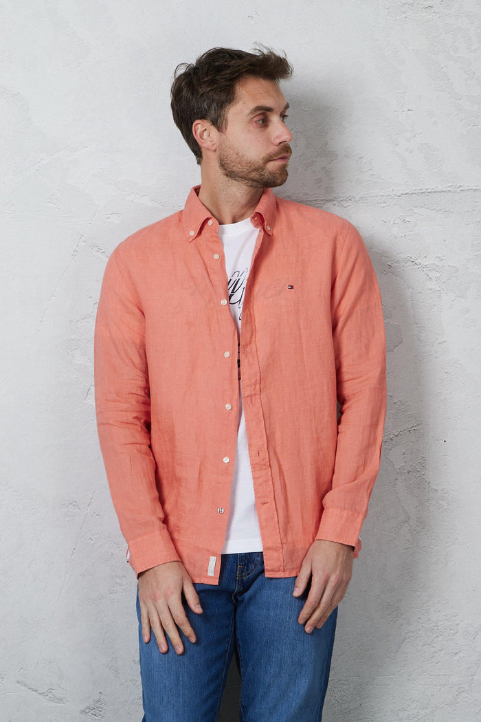 Camicia peach uomo 30897tkl - 1