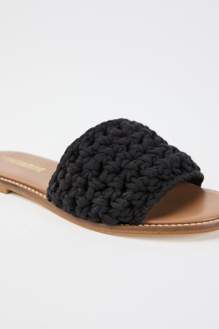 Sandalo nero donna z02y69-0 - 6