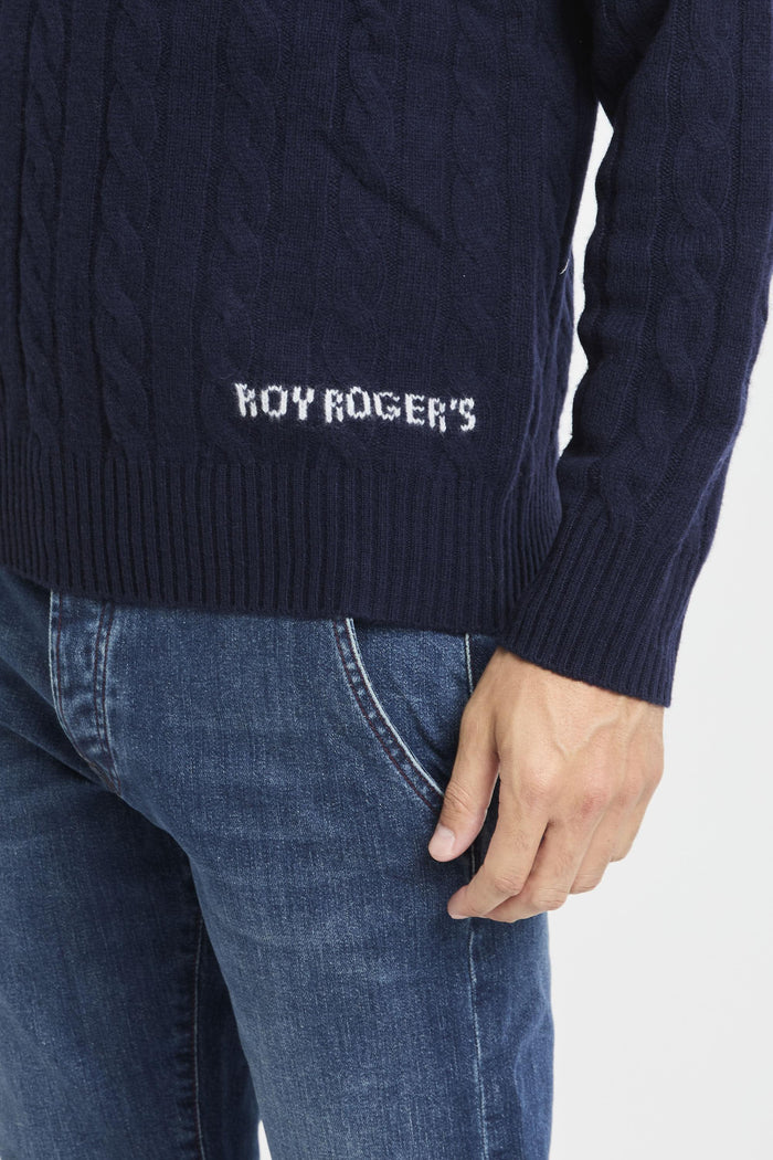 Maglia blue navy uomo rru90289cn97c0048 - 5