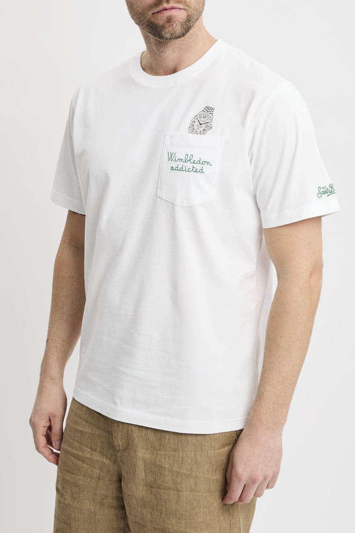 T-shirt white uomo aus000104353l01n - 3