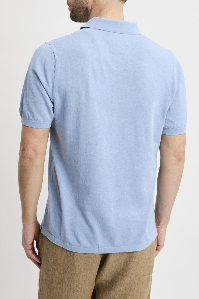 Polo light blue uomo slo000131 - 5