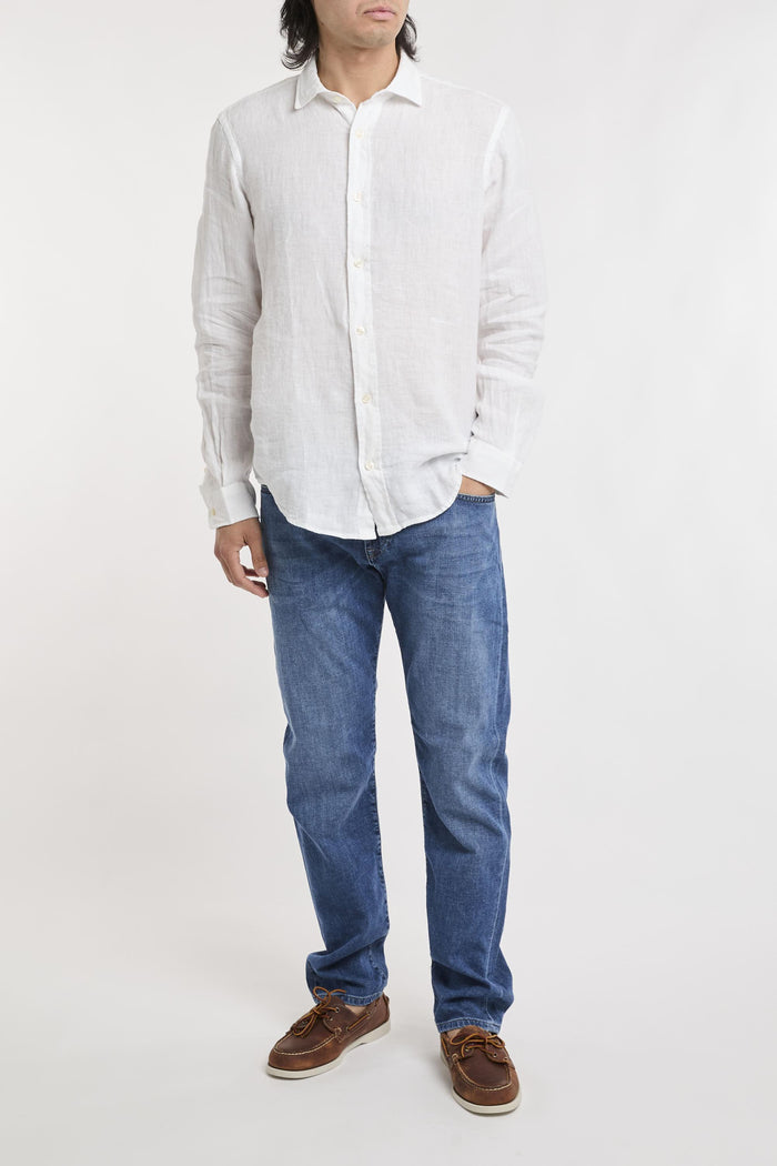 Camicia optic white uomo rru431p4220569c0014 - 8