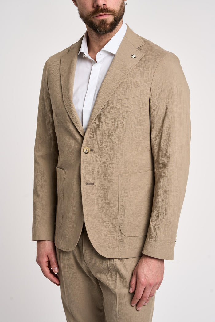 Giacca beige uomo g272824324125 - 3