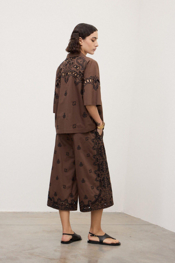 Pantalone  donna dp9957cioccolata - 4