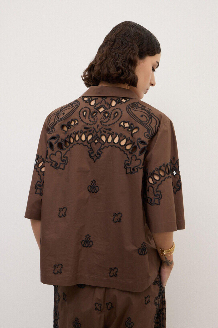 Camicia relaxed ricamata-2