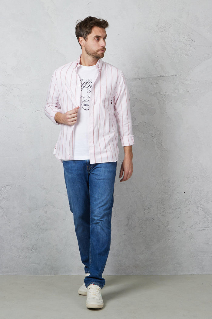 Camicia pink/red uomo 300800d1 - 4