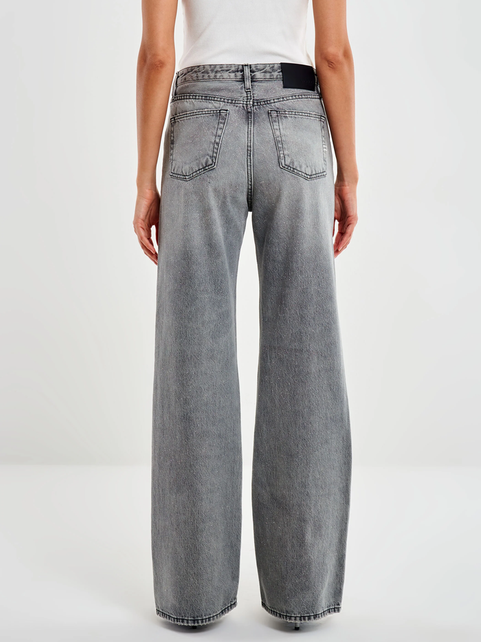 Jeans Zeno grigio con glitter-2