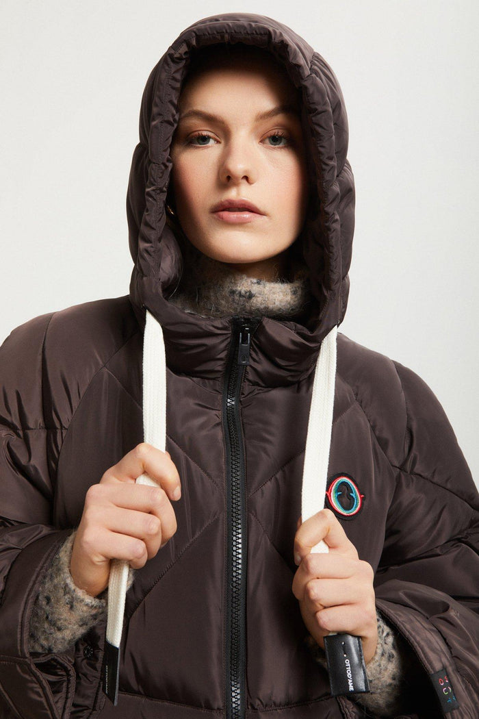 Piumino  donna og6135brown - 2