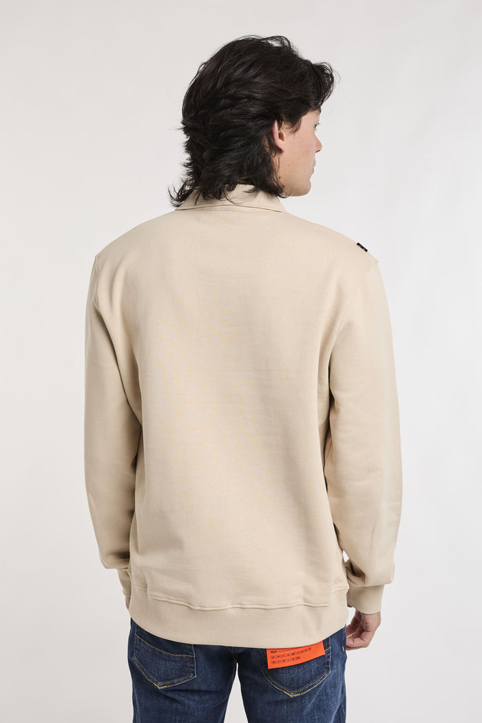 Felpa avorio uomo uf5162ff0026002 - 8