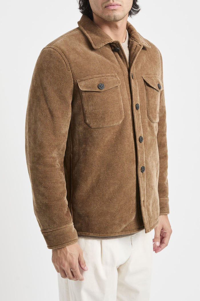 Giacca camel uomo land00619 - 4