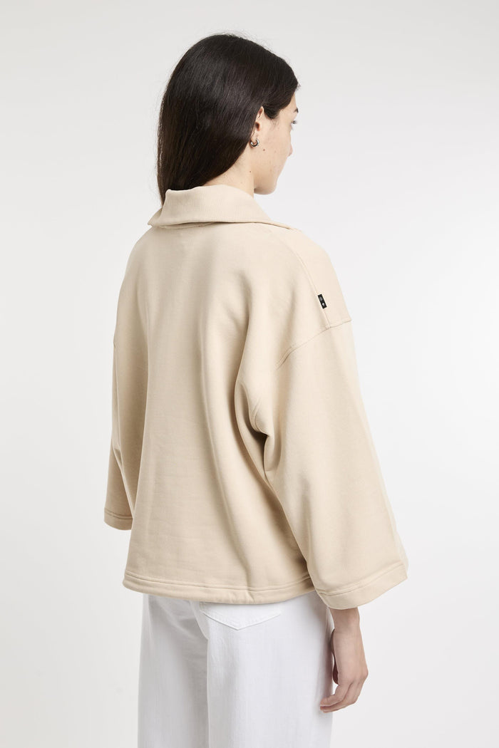 Felpa avorio donna df5142ff0026002 - 8